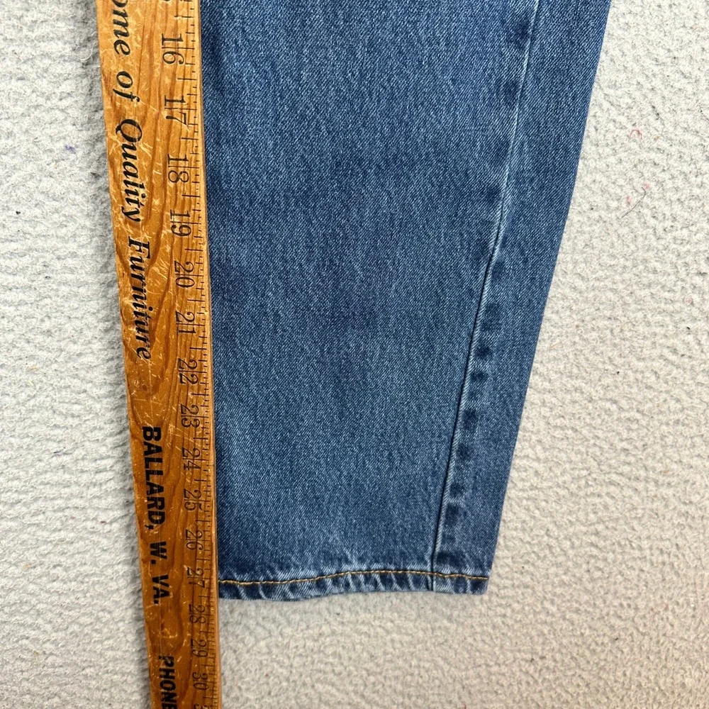 Levis 505 Jeans Mens 32X29 Regular Fit Blue Straight Leg Medium Wash Denim EUC